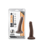 Dr. Skin Plus Realistic Chocolate 5.5-Inch Long Dildo