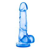 B Yours Sweet N' Hard 4 Realistic Blue 7-Inch Long Dildo