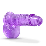 B Yours Plus Rock N’ Roll Realistic Purple 7.25-Inch Long Dildo