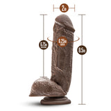 Dr. Skin Mr. D Realistic Chocolate 8.5-Inch Long Dildo