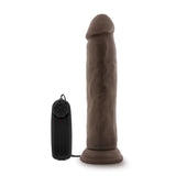 Dr. Skin Dr. Throb Realistic Chocolate 9.5-Inch Vibrating Dildo