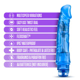 Blush B Yours Vibe 6 Realistic Blue 8.5-Inch Long Vibrating Dildo