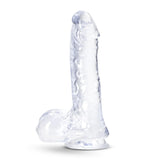 B Yours Plus Ram N’ Jam Realistic Clear 8-Inch Long Dildo