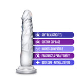 B Yours Diamond Crystal Realistic Clear 7.5-Inch Long Dildo