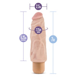 Dr. Skin Cock Vibe 9 Realistic Beige 7.5-Inch Long Vibrating Dildo