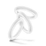 Performance VS2: Glow In The Dark White Small Penis Rings 3-Pack