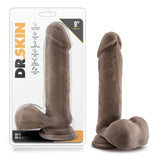 Dr. Skin Mr. Magic Realistic Chocolate 9.5-Inch Long Dildo