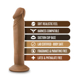 Dr. Skin Dr. Small Realistic Mocha 6.5-Inch Long Dildo