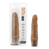 Dr. Skin Cock Vibe 3 Realistic Mocha 7.25-Inch Long Vibrating Dildo