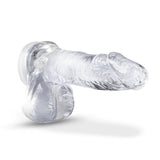 B Yours Plus Ram N’ Jam Realistic Clear 8-Inch Long Dildo