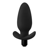 Anal Adventures Platinum Saddle Black 4.5-Inch Vibrating Anal Plug