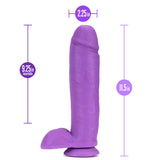 Neo Realistic Neon Purple 11-Inch Long Dildo