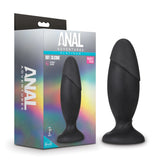 Anal Adventures Platinum Rocket Black 6.5-Inch Anal Plug