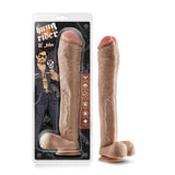 Hung Rider Lil John Realistic Beige 13-Inch Long Dildo With Balls