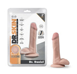 Dr. Skin Silicone Dr. Daniel Realistic Vanilla 6.5-Inch Long Dildo