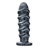 Jet Annihilator Carbon Metallic Black 11-Inch Anal Plug With Suction Cup Base