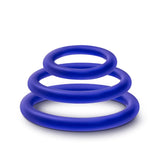 Performance VS4 Indigo Penis Ring Set 3-Sizes