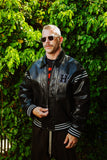 KEITH HARING LEATHER JACKET BY HONEY FUCKING DIJON SS22