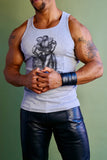 Tom of Finland PASSION Ribbed Tank Grey