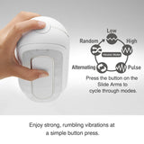 FLIP ZERO EV (Electronic Vibration) WHITE Stroker by Tenga