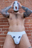 JUST DO IT SOCKS WHITE JOCKSTRAP 2.0 BY SNEAKERMASK