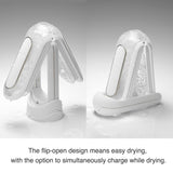 FLIP ZERO EV (Electronic Vibration) WHITE Stroker by Tenga