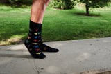 TOM OF FINLAND FLYING COCK RAINBOW SOCKS BY FINLAYSON