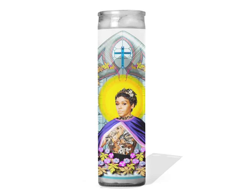 Janelle Monae Celebrity Prayer Candle