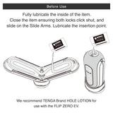 FLIP ZERO EV (Electronic Vibration) WHITE Stroker by Tenga