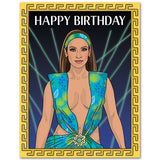 JLO HAPPY BIRTHDAY GREETING CARD