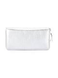 Comme des Garçons Zip Around Travel Wallet Silver