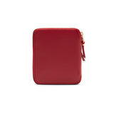 Comme des Garçons Outside Pocket Full Zip Around Wallet (Red SA2100)