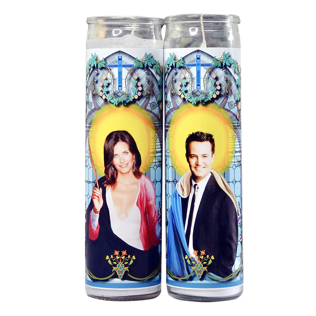 Monica And Chandler Celebrity Prayer Candle Set - Friends