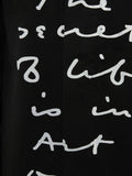 JW ANDERSON x OSCAR WILDE QUOTE PRINT RELAXED FIT OVERSHIRT