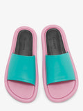 JW ANDERSON BUMPER-TUBE LEATHER SLIDES