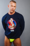 Tom of Finland Sexy Santa Sweatshirt by Peachy Kings