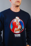 Tom of Finland Sexy Santa Sweatshirt by Peachy Kings