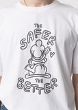 CARNE BOLLENTE THE SAFER THE BETTER TEE WHITE