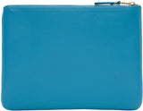 Comme des Garçons Zip Pouch Blue