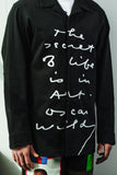 JW ANDERSON x OSCAR WILDE QUOTE PRINT RELAXED FIT OVERSHIRT