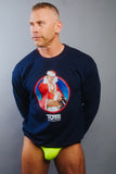 Tom of Finland Sexy Santa Sweatshirt by Peachy Kings