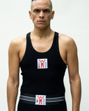 WALTER VAN BEIRENDONCK Jock Tank Black SS23