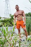 Aperitivo Swim Trunk by CDLP Tremezzo Orange
