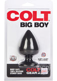 Colt Big Boy Silicone Anal Plug Black 3.25 Inch