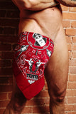 Tom of Finland Bandana by Peachy Kings Maroon