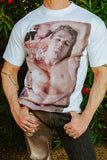 TOM OF FINLAND X HONEY FUCKING DIJON COLLAGE WHITE T-SHIRT