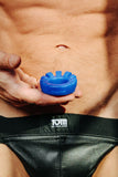 Cock-Lug Silicone Lugged Cock Ring - Marine Blue