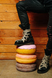 Giant Donut Stool by Third Drawer Down