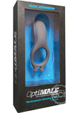 OptiMALE Rechargeable Silicone Vibrating C-Ring - Slate