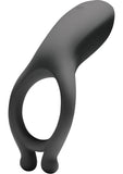 OptiMALE Rechargeable Silicone Vibrating C-Ring - Slate